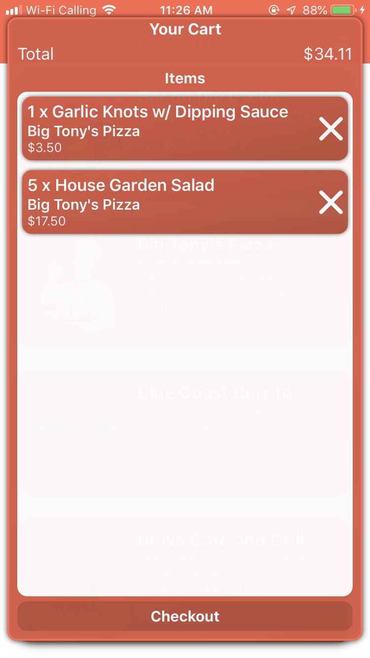 Nexus Food Delivery screenshot 2.